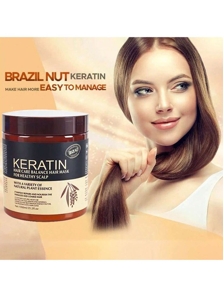 Keratin Hair Mask - Professional Treatment for Hair Repair, Nourishment & Beauty - Hair Mask - Vitamin Complex for All Hair Types - Keratin hair mask treatment