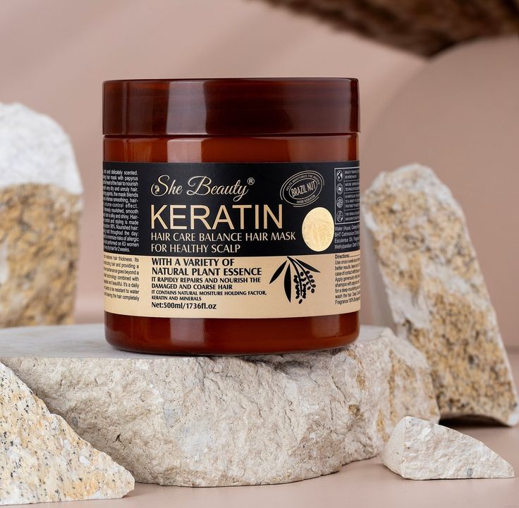 Keratin Hair Mask - Professional Treatment for Hair Repair, Nourishment & Beauty - Hair Mask - Vitamin Complex for All Hair Types - Keratin hair mask treatment